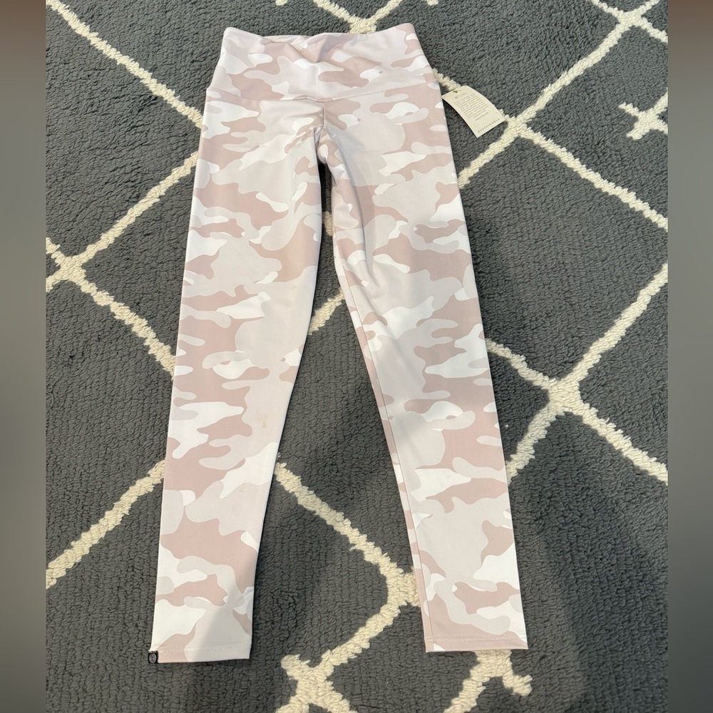Onzie Beige Camo High Rise Luna Legging